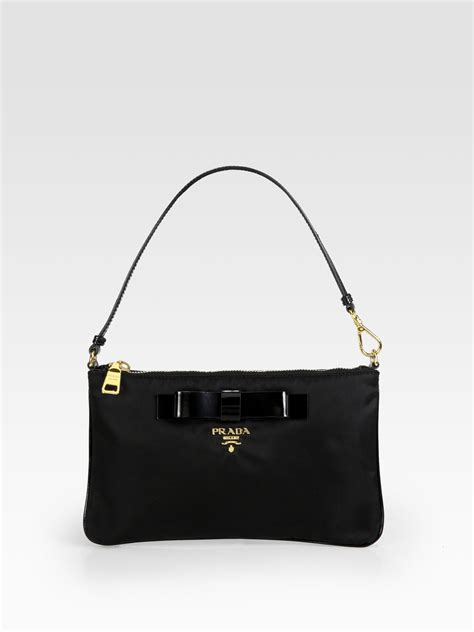 prada tessuto nylon convertible pouchette|prada nylon purses.